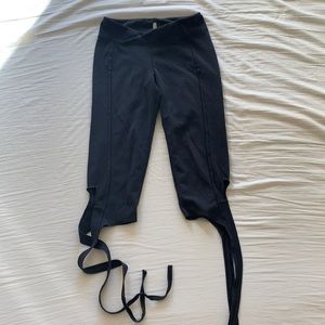 Free People Leggings! Fun cross cross ties on the legs!